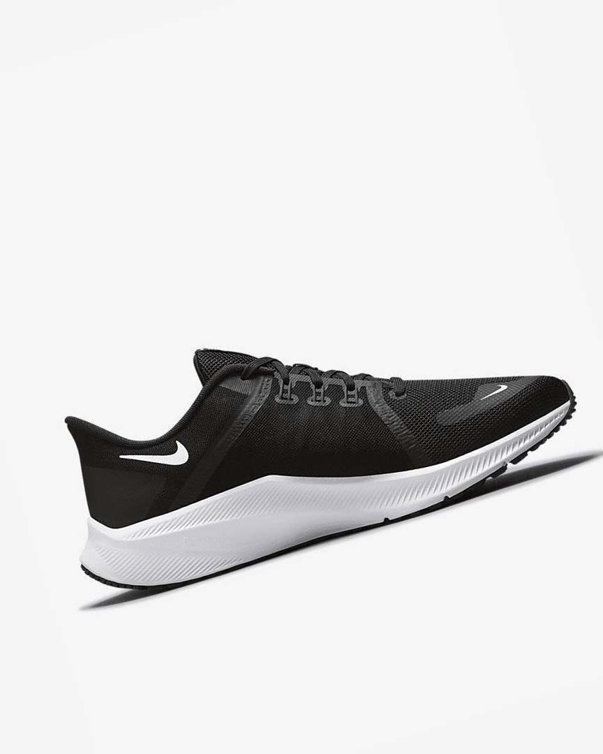 Zapatillas Running Nike Quest 4 Hombre Negras Gris Oscuro Blancas | AR2787