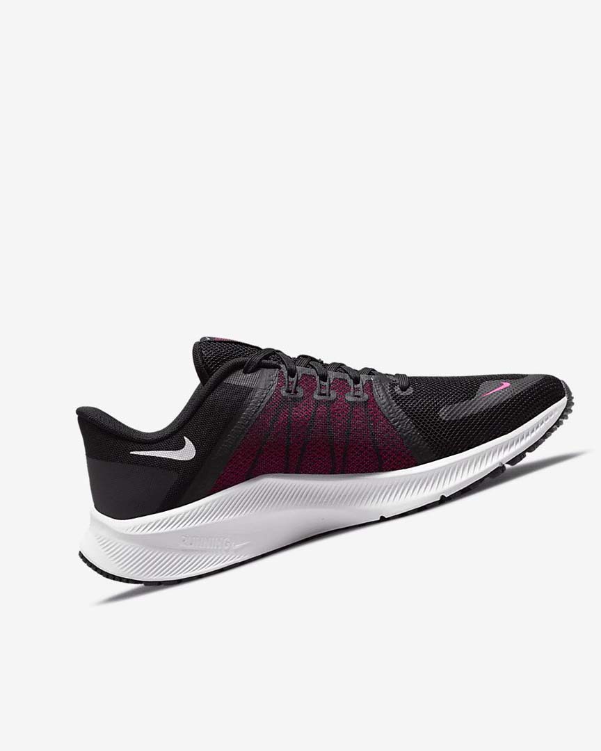 Zapatillas Running Nike Quest 4 Mujer Negras Rosas Gris Oscuro Blancas | AR3237