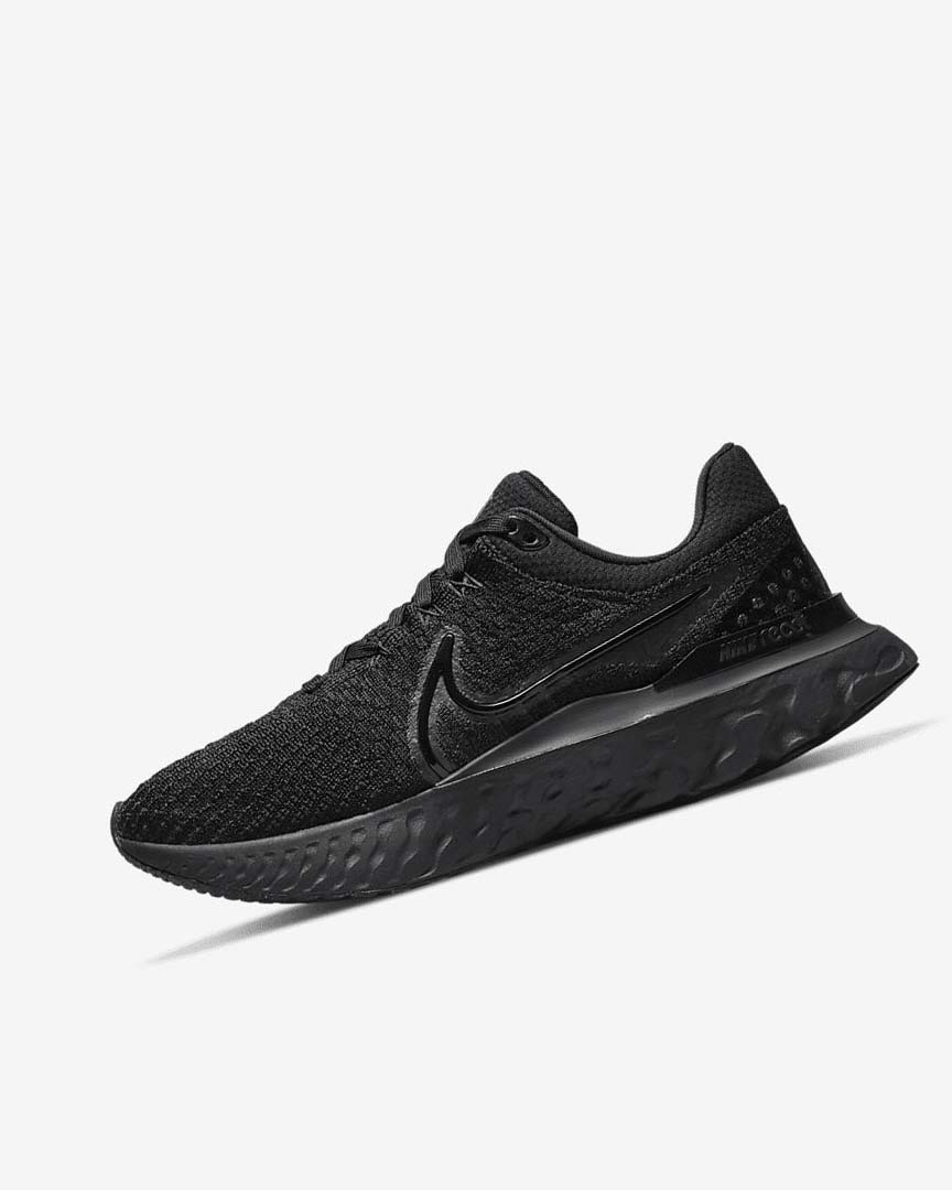 Zapatillas Running Nike React Infinity Run Flyknit 3 Mujer Negras Negras | AR2237