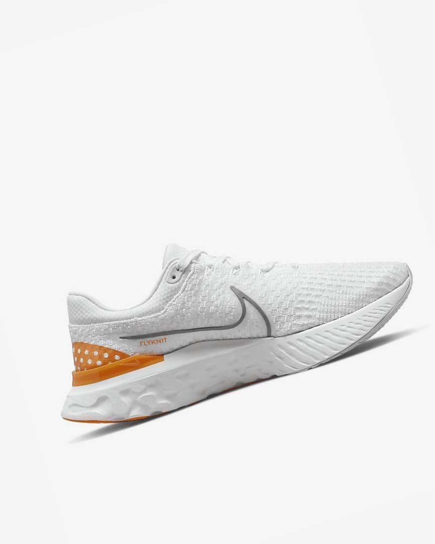 Zapatillas Running Nike React Infinity Run Flyknit 3 Hombre Blancas Gris | AR2834