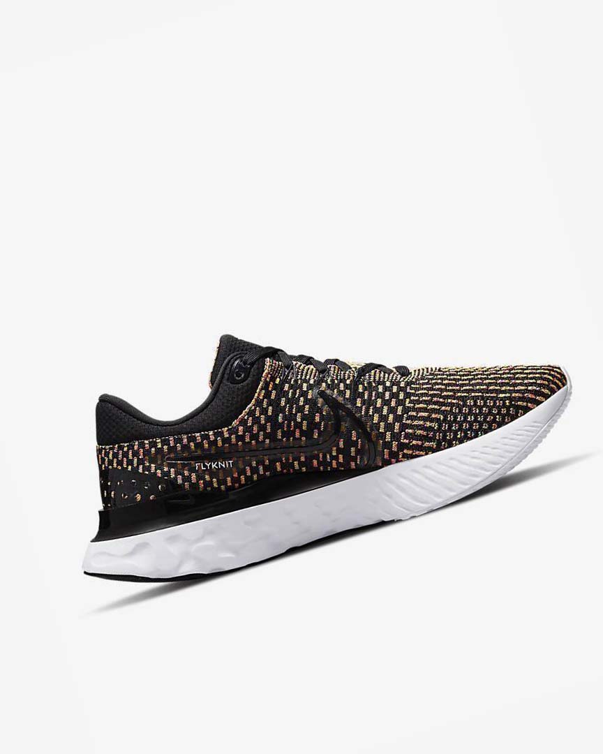 Zapatillas Running Nike React Infinity Run Flyknit 3 Hombre Negras Azules Rosas Blancas | AR3161