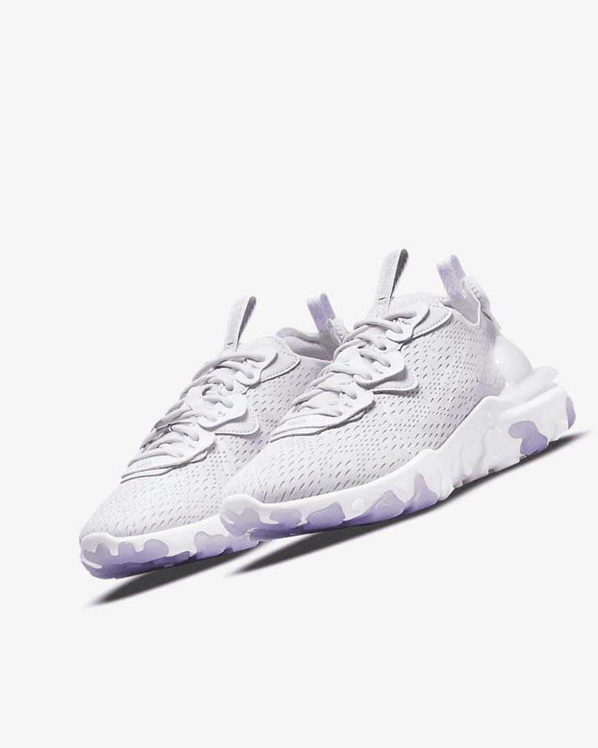 Zapatillas Running Nike React Vision Mujer Blancas Moradas | AR3126