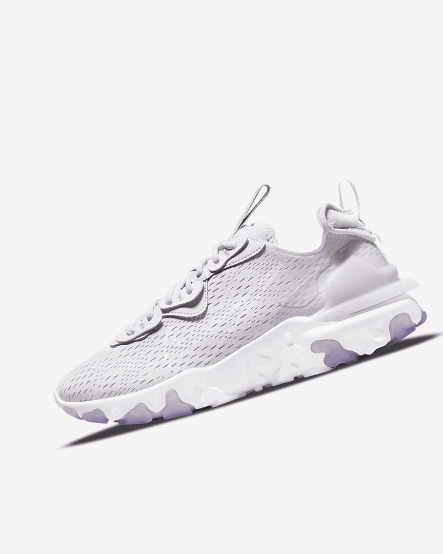 Zapatillas Running Nike React Vision Mujer Blancas Moradas | AR3126