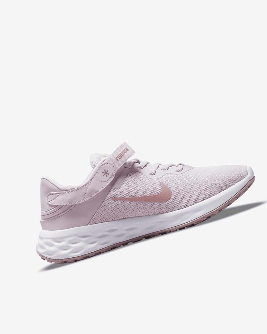 Zapatillas Running Nike Revolution 6 FlyEase Next Nature Mujer Moradas Claro Blancas | AR2906