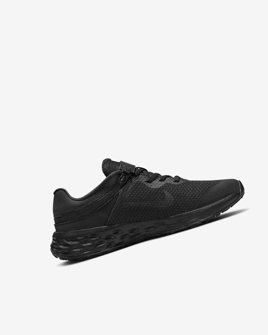 Zapatillas Running Nike Revolution 6 FlyEase Niño Negras Gris Oscuro Negras | AR3078