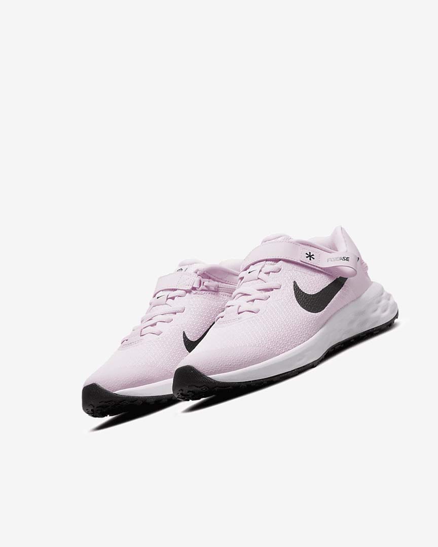 Zapatillas Running Nike Revolution 6 FlyEase Niña Rosas Negras | AR5527