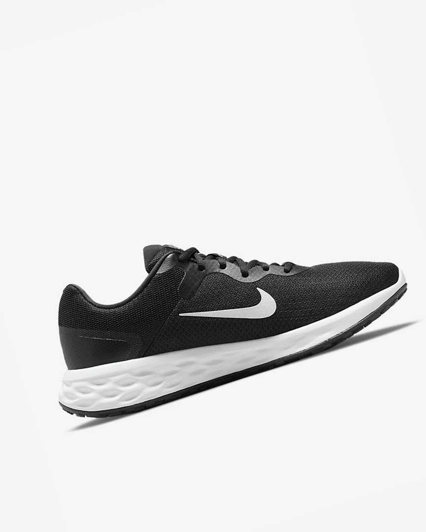 Zapatillas Running Nike Revolution 6 Hombre Negras Gris Blancas | AR2467