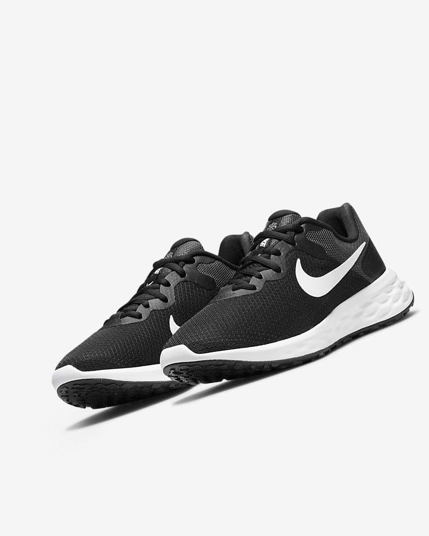 Zapatillas Running Nike Revolution 6 Next Nature Mujer Negras Gris Oscuro Gris Blancas | AR3169