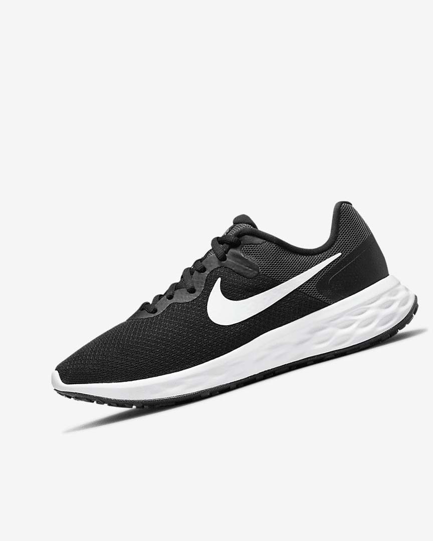 Zapatillas Running Nike Revolution 6 Next Nature Mujer Negras Gris Oscuro Gris Blancas | AR3169