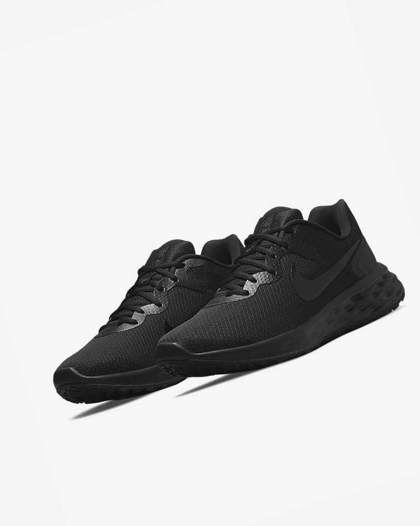 Zapatillas Running Nike Revolution 6 Next Nature Hombre Negras Gris Oscuro Negras | AR4660