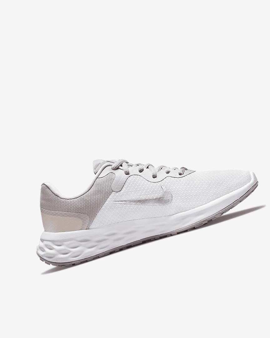 Zapatillas Running Nike Revolution 6 Next Nature Premium Mujer Blancas Gris | AR4913