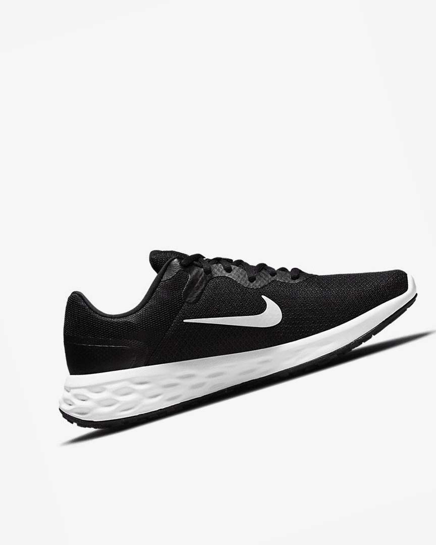 Zapatillas Running Nike Revolution 6 Next Nature Hombre Negras Gris Blancas | AR5470