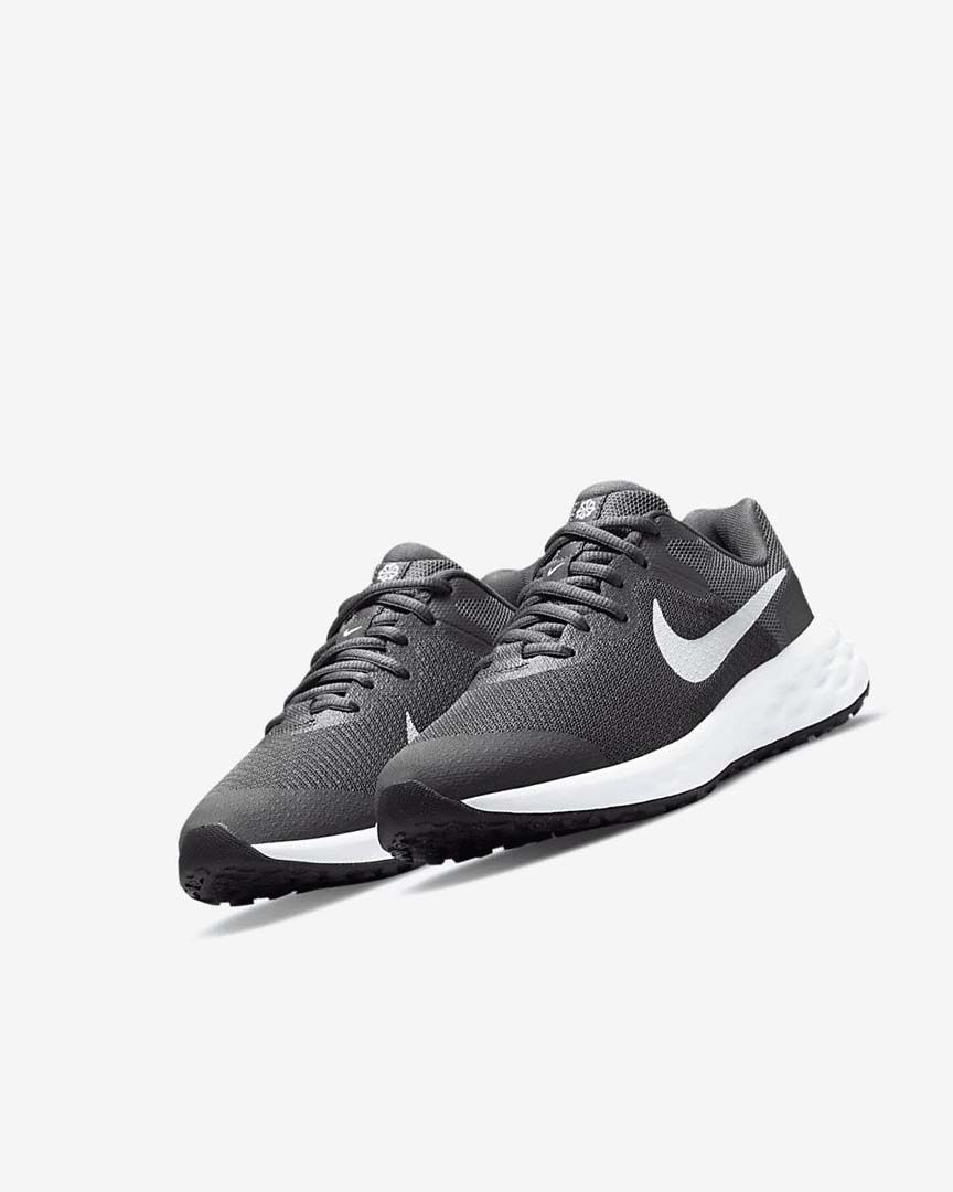 Zapatillas Running Nike Revolution 6 Niño Gris Gris Blancas | AR2882