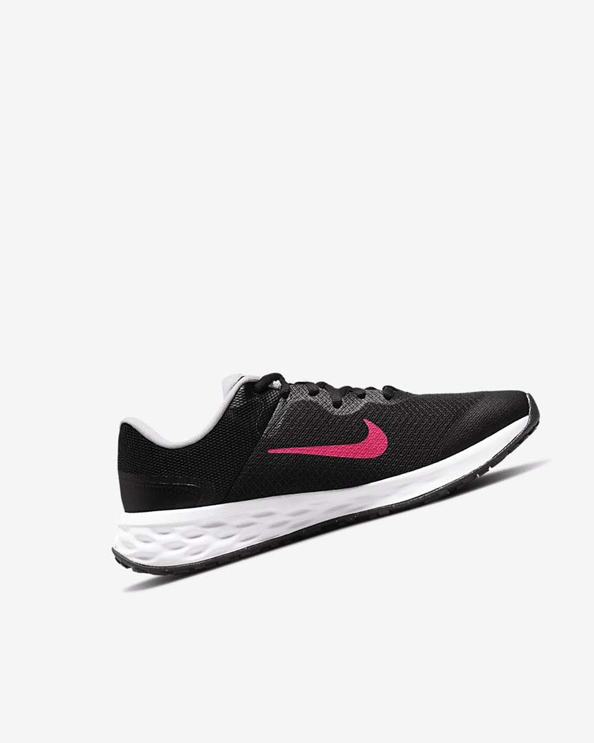 Zapatillas Running Nike Revolution 6 Niño Negras Rosas Rosas | AR4902