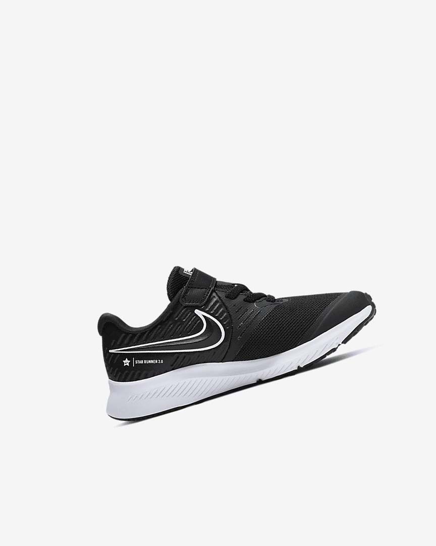 Zapatillas Running Nike Star Runner 2 Niño Negras Negras Blancas | AR4941