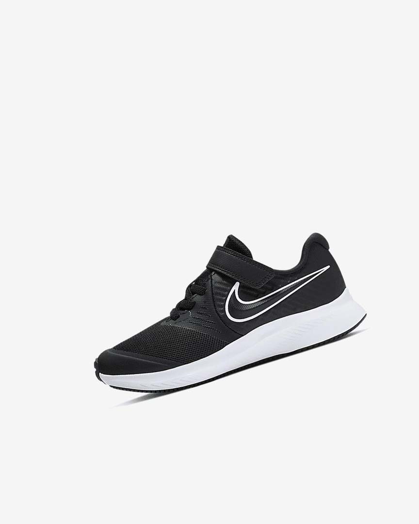 Zapatillas Running Nike Star Runner 2 Niño Negras Negras Blancas | AR4941