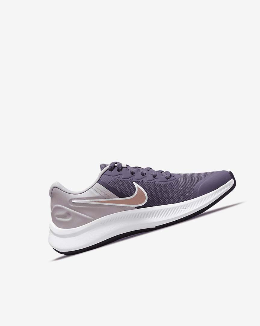 Zapatillas Running Nike Star Runner 3 Niña Moradas Gris Metal Rojas Marrones | AR2757