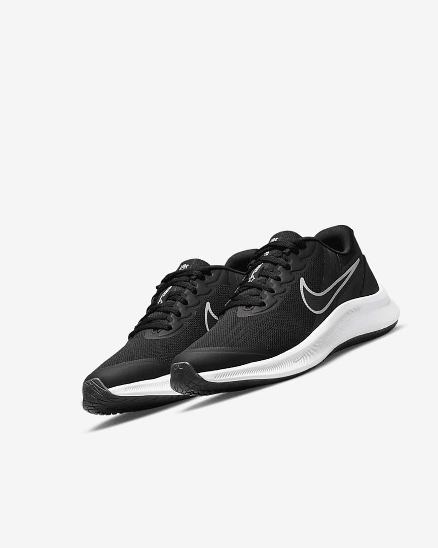 Zapatillas Running Nike Star Runner 3 Niña Negras Gris Oscuro Gris Oscuro | AR3102