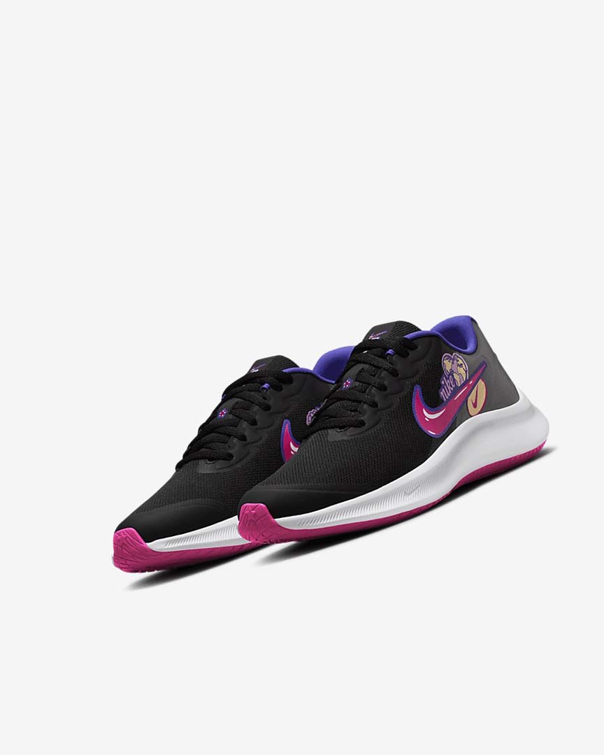 Zapatillas Running Nike Star Runner 3 SE Niña Negras Rosas | AR4504