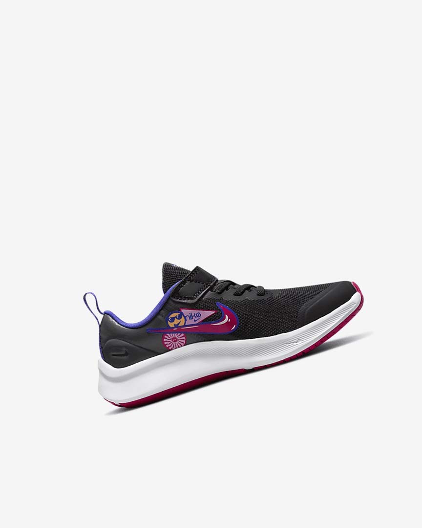 Zapatillas Running Nike Star Runner 3 SE Niña Negras Rosas | AR5155