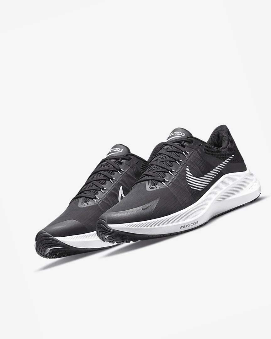 Zapatillas Running Nike Winflo 8 Hombre Negras Blancas | AR3278