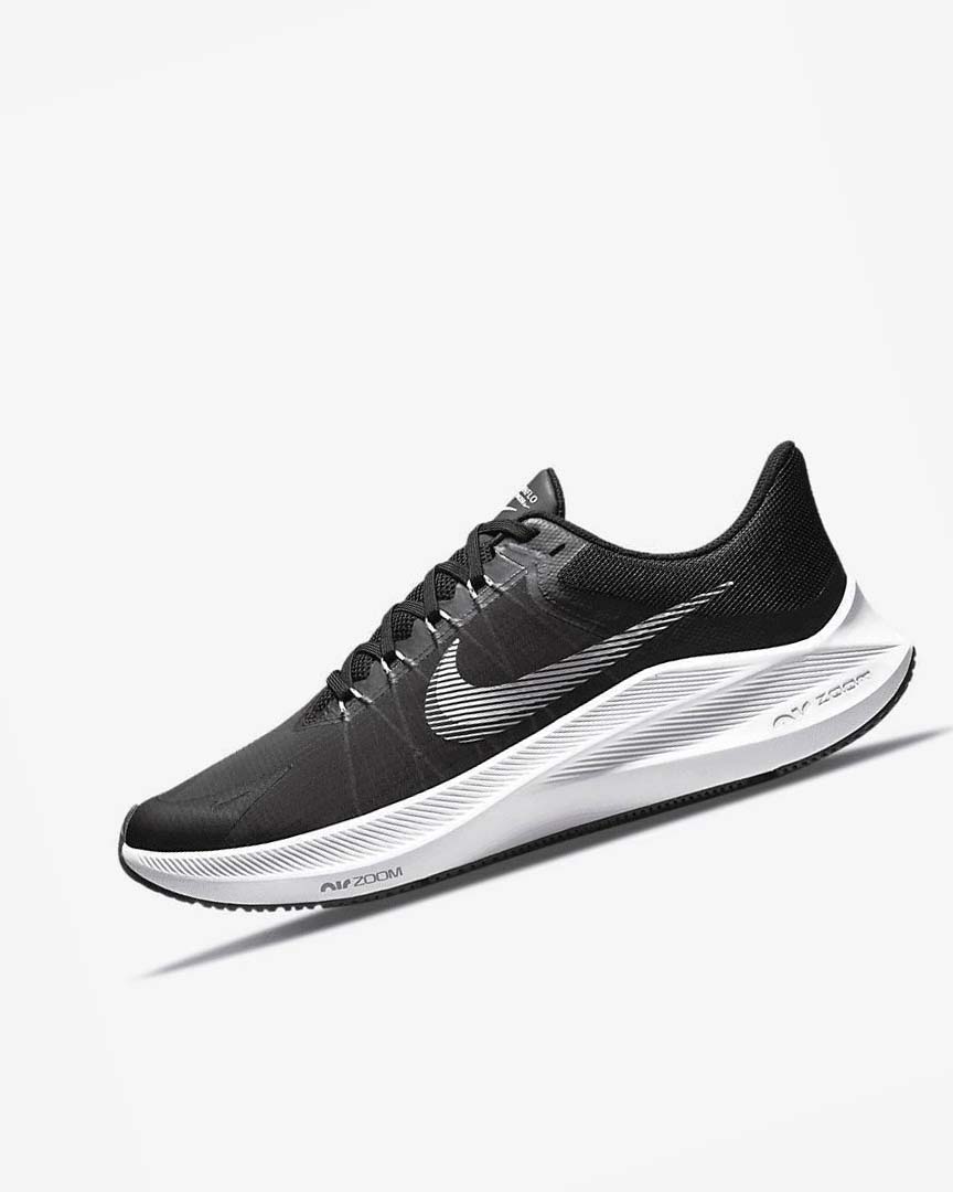 Zapatillas Running Nike Winflo 8 Hombre Negras Blancas | AR3278