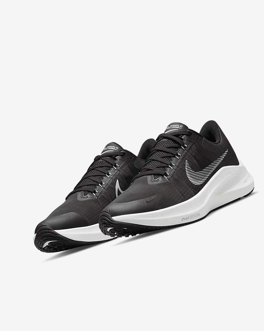 Zapatillas Running Nike Winflo 8 Mujer Negras Gris Oscuro Gris Claro Blancas | AR2297