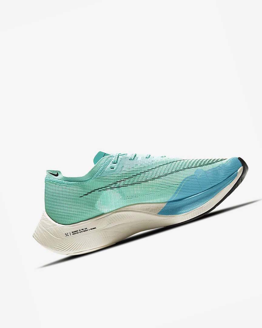 Zapatillas Running Nike ZoomX Vaporfly Next% 2 Hombre Verde Azules Blancas Negras | AR2575