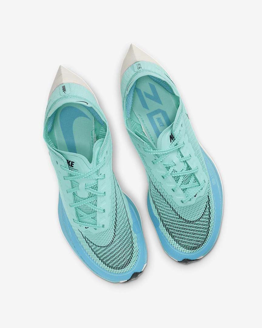 Zapatillas Running Nike ZoomX Vaporfly Next% 2 Mujer Verde Azules Blancas Negras | AR2577