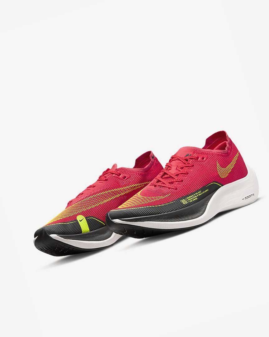 Zapatillas Running Nike ZoomX Vaporfly Next% 2 Hombre Rojas Gris Oscuro Blancas | AR2980