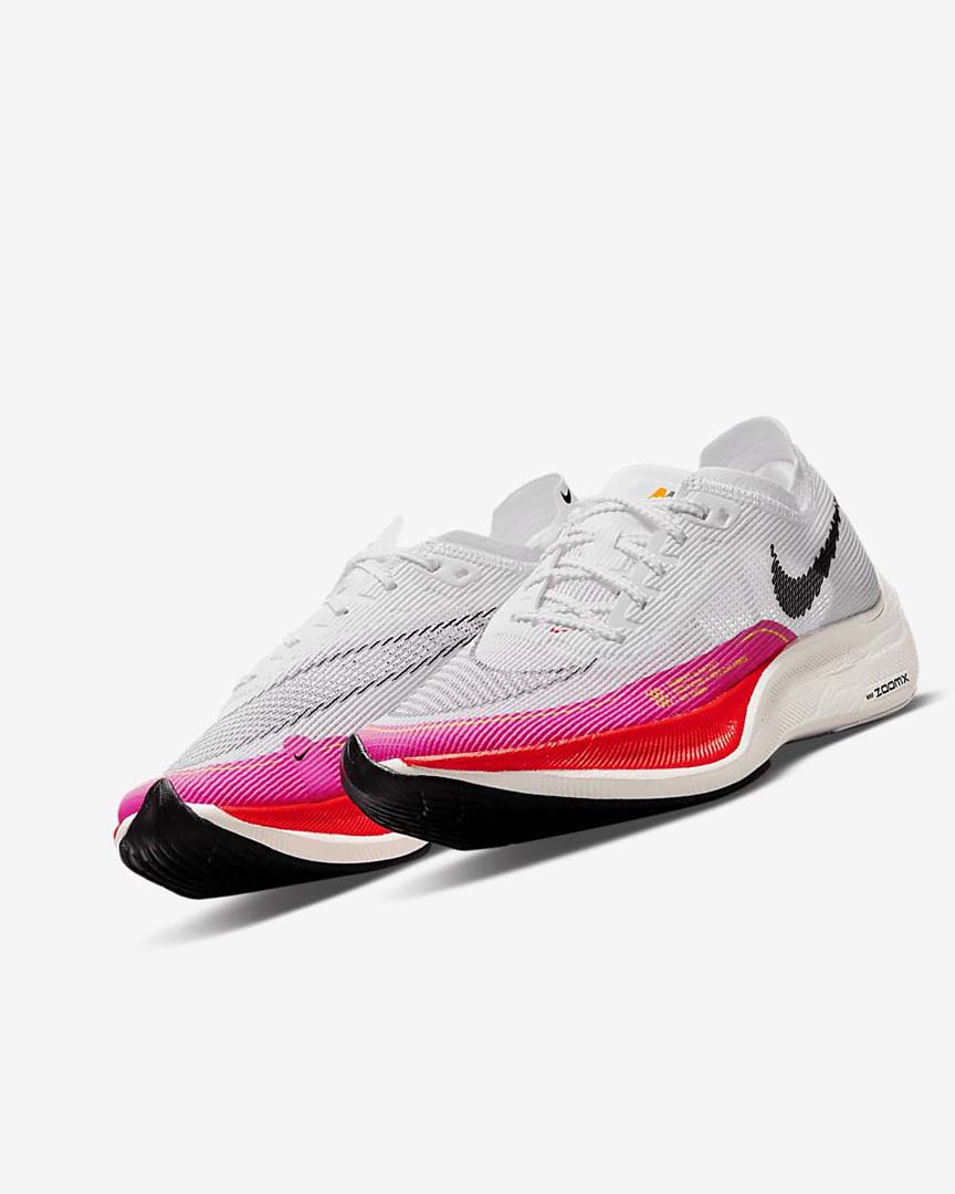 Zapatillas Running Nike ZoomX Vaporfly Next% 2 Mujer Blancas Negras Negras Negras | AR3109