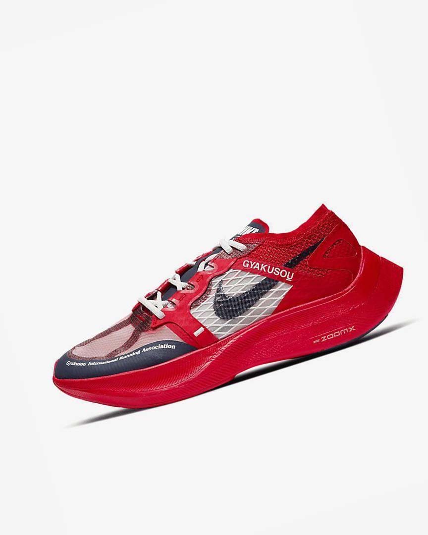 Zapatillas Running Nike ZoomX Vaporfly Next% x Gyakusou Hombre Rojas Azules | AR3217