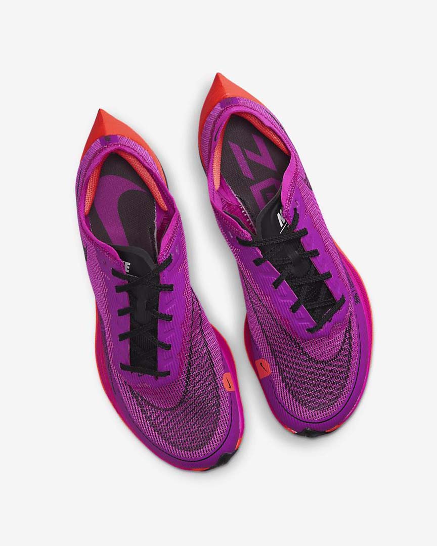 Zapatillas Running Nike ZoomX Vaporfly Next% 2 Mujer Moradas Rojas Gris Negras | AR4678