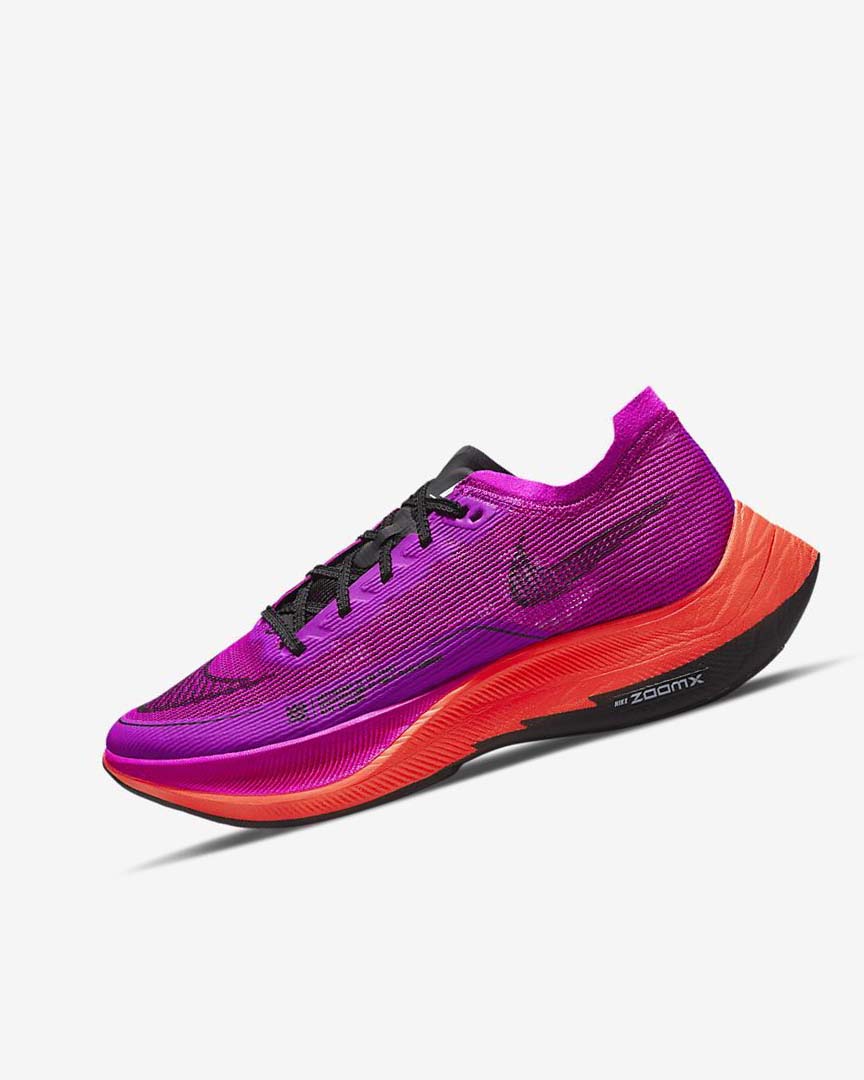 Zapatillas Running Nike ZoomX Vaporfly Next% 2 Mujer Moradas Rojas Gris Negras | AR4678