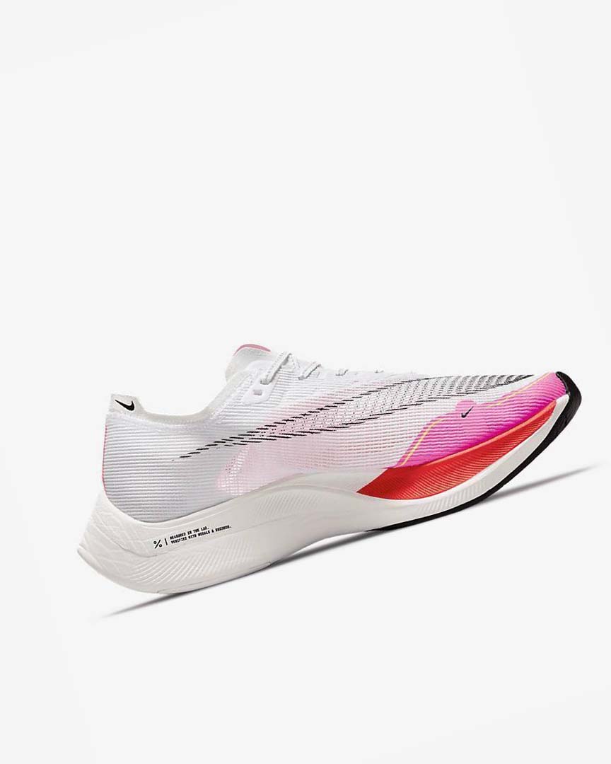 Zapatillas Running Nike ZoomX Vaporfly Next% 2 Hombre Blancas Rosas Negras | AR4801