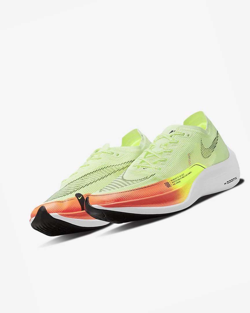 Zapatillas Running Nike ZoomX Vaporfly Next% 2 Hombre Naranjas Verde | AR4989