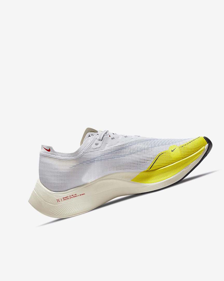 Zapatillas Running Nike ZoomX Vaporfly Next% 2 Mujer Blancas Amarillo Azules | AR5174