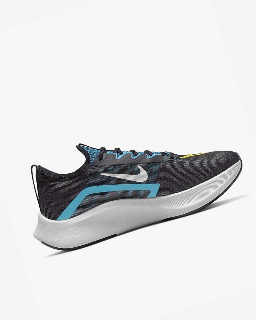 Zapatillas Running Nike Zoom Fly 4 Hombre Negras Azules Blancas | AR1101