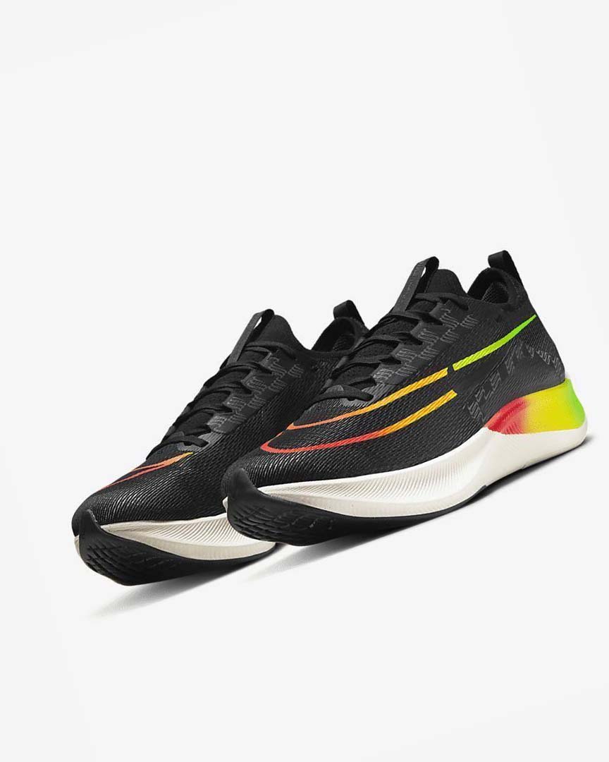 Zapatillas Running Nike Zoom Fly 4 Hombre Negras Multicolor | AR2928