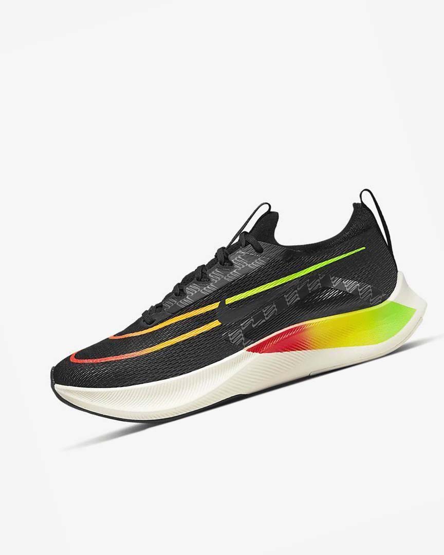 Zapatillas Running Nike Zoom Fly 4 Hombre Negras Multicolor | AR2928