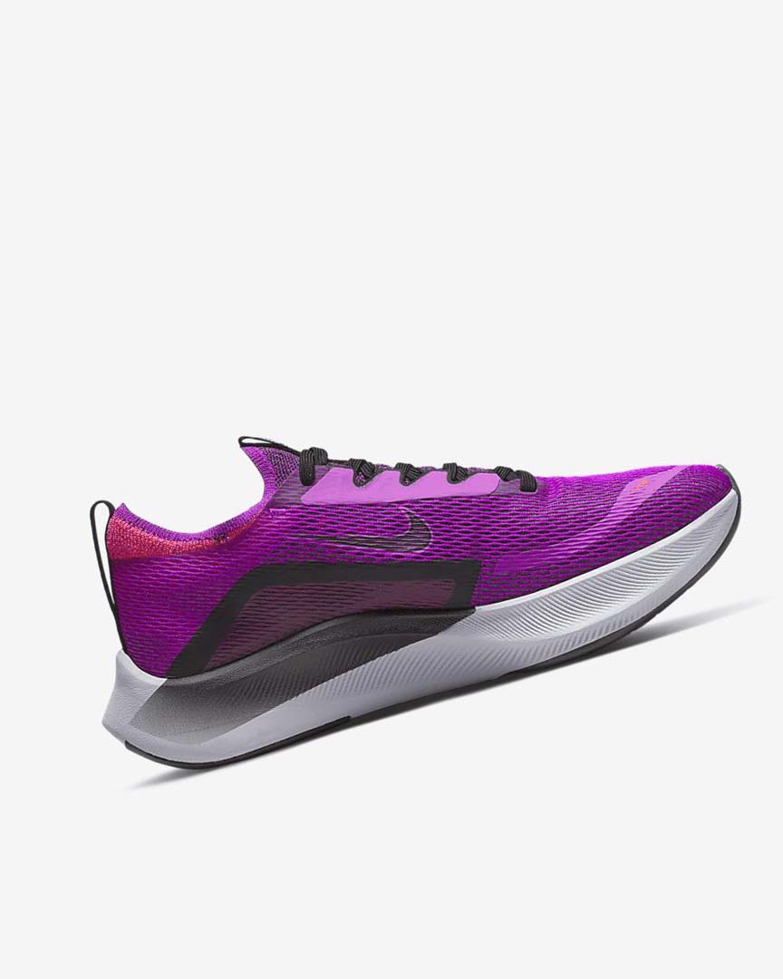 Zapatillas Running Nike Zoom Fly 4 Mujer Moradas Rojas Gris Negras | AR2447