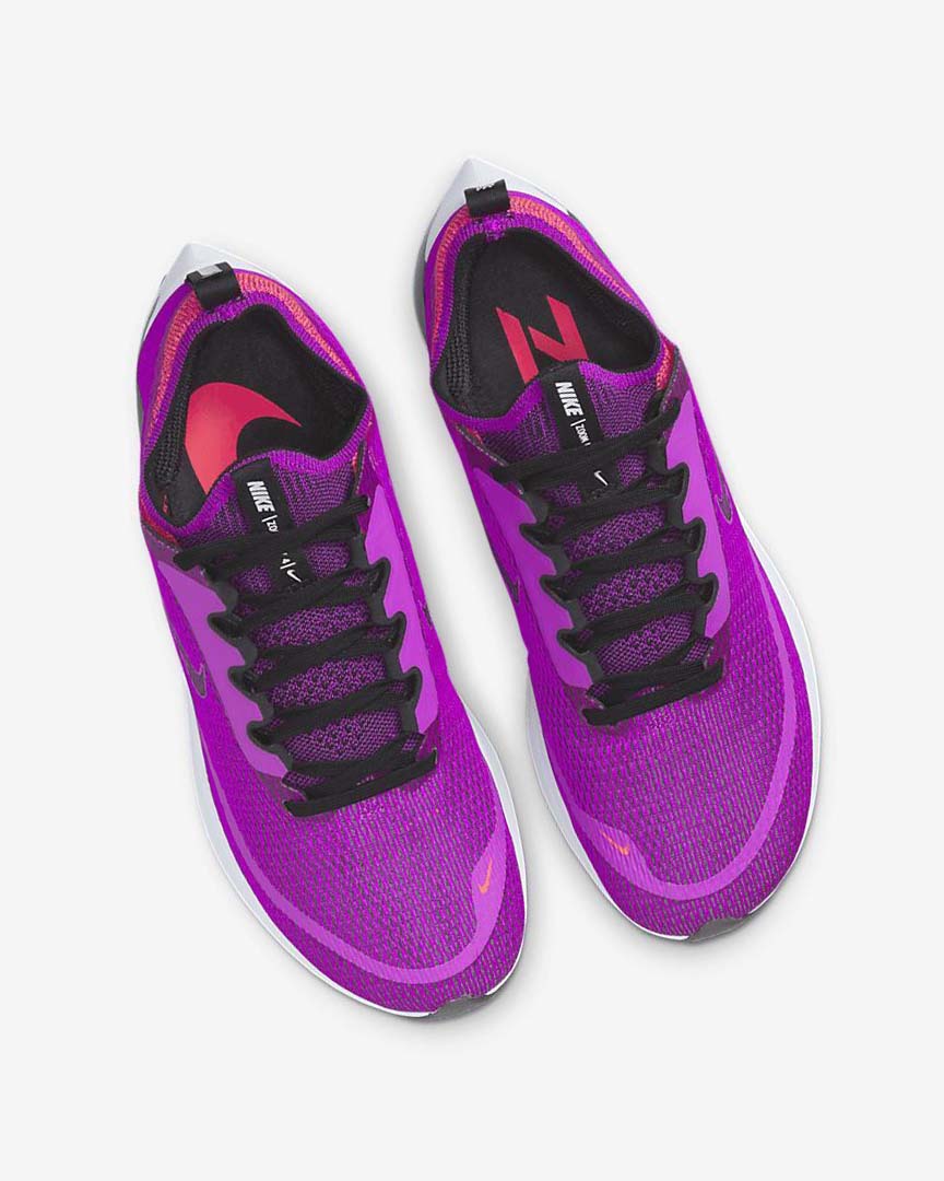 Zapatillas Running Nike Zoom Fly 4 Mujer Moradas Rojas Gris Negras | AR2447