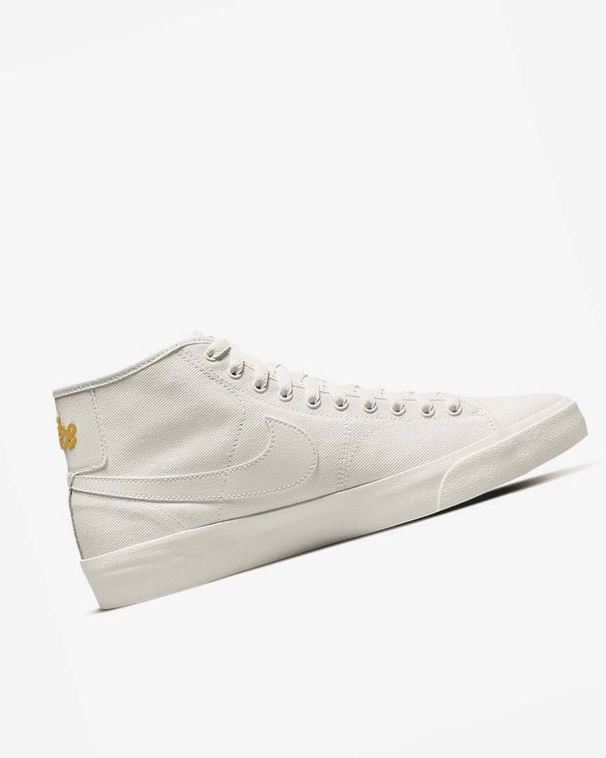 Zapatillas Skate Nike SB BLZR Court Mid Premium Hombre Blancas | AR2815