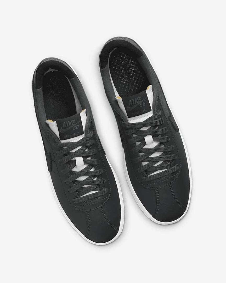 Zapatillas Skate Nike SB Bruin React Mujer Gris Oscuro Gris Oscuro Blancas Negras | AR3146