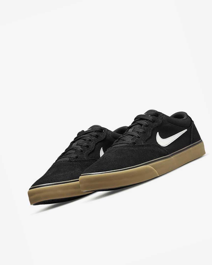 Zapatillas Skate Nike SB Chron 2 Hombre Negras Negras Marrones Claro Blancas | AR2261