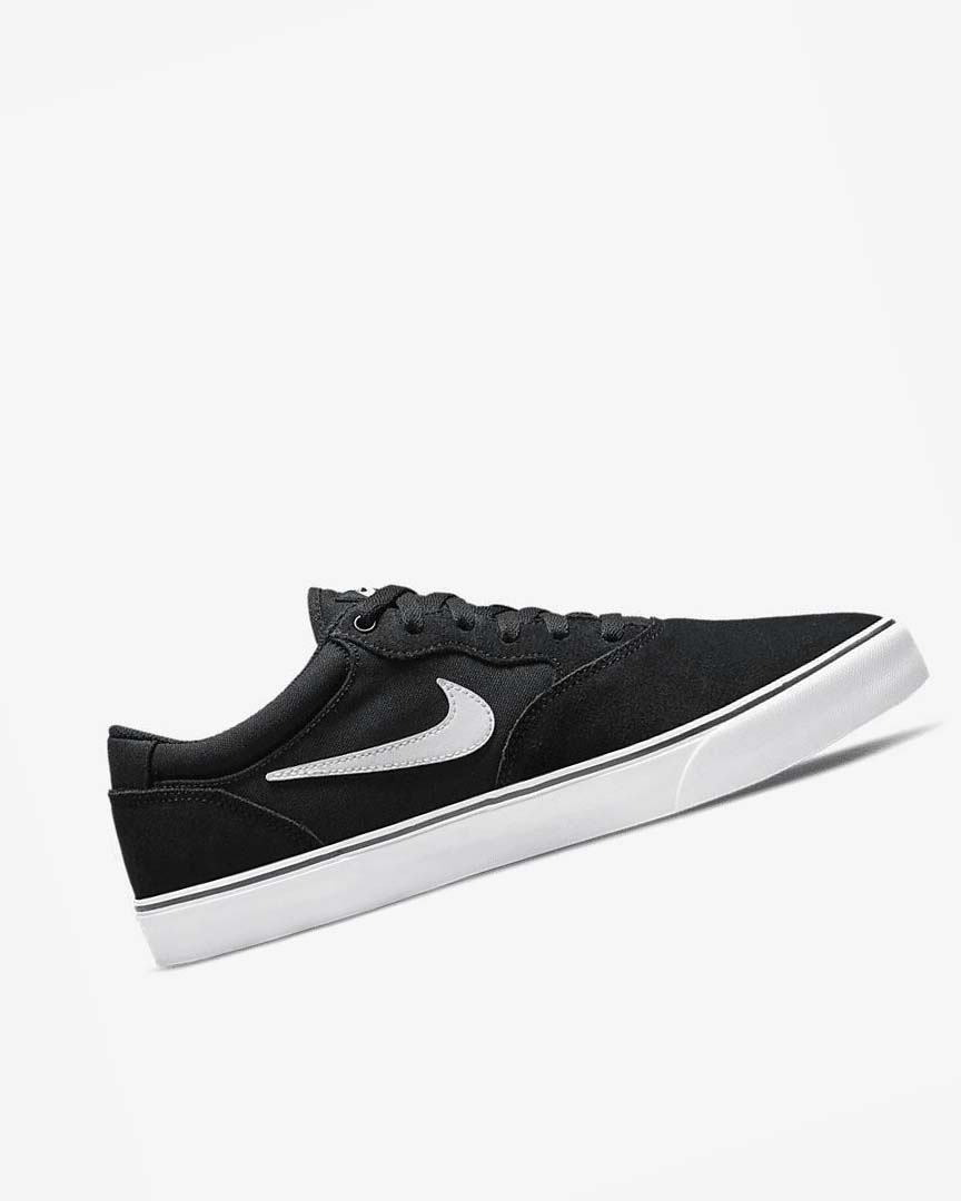 Zapatillas Skate Nike SB Chron 2 Hombre Negras Negras Blancas | AR5288