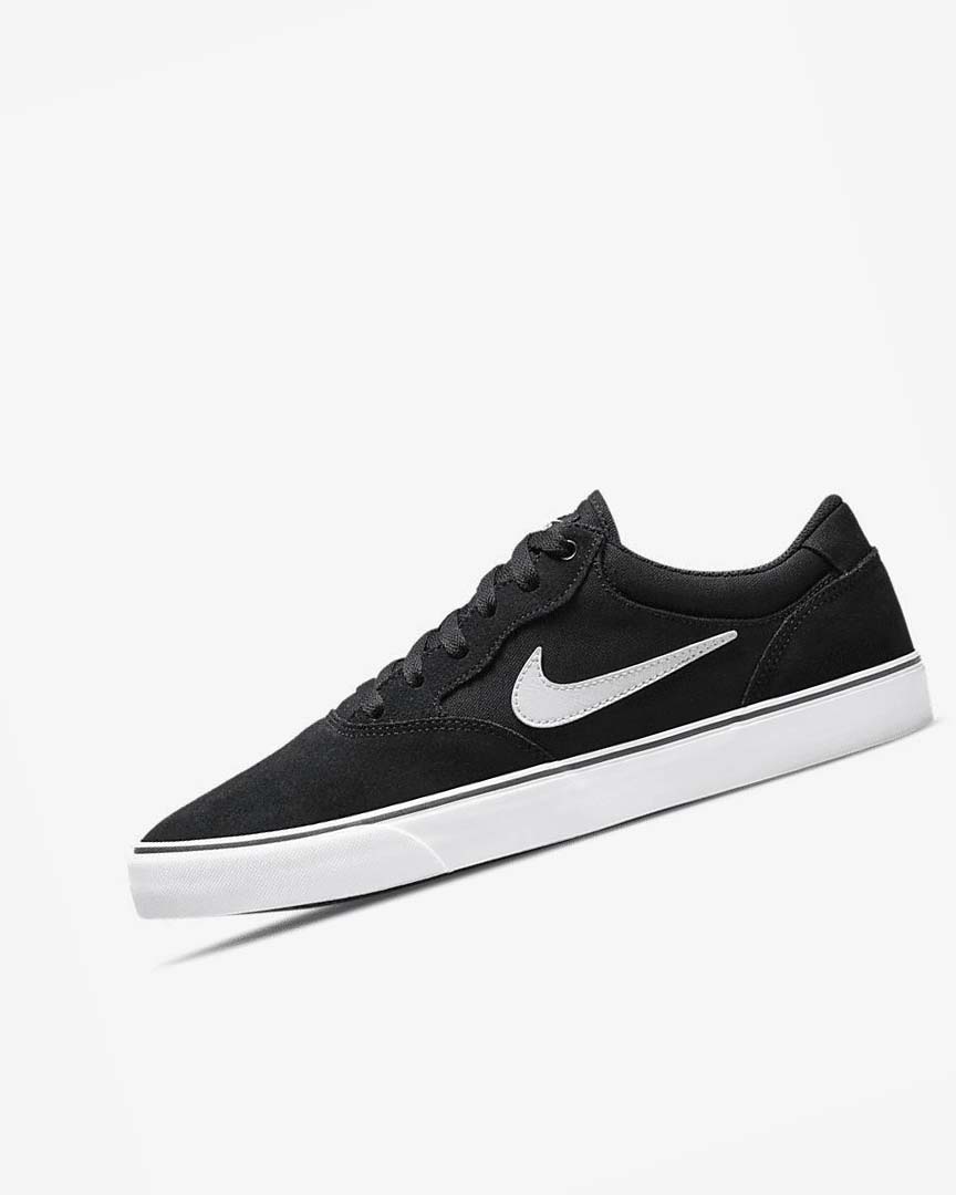 Zapatillas Skate Nike SB Chron 2 Hombre Negras Negras Blancas | AR5288