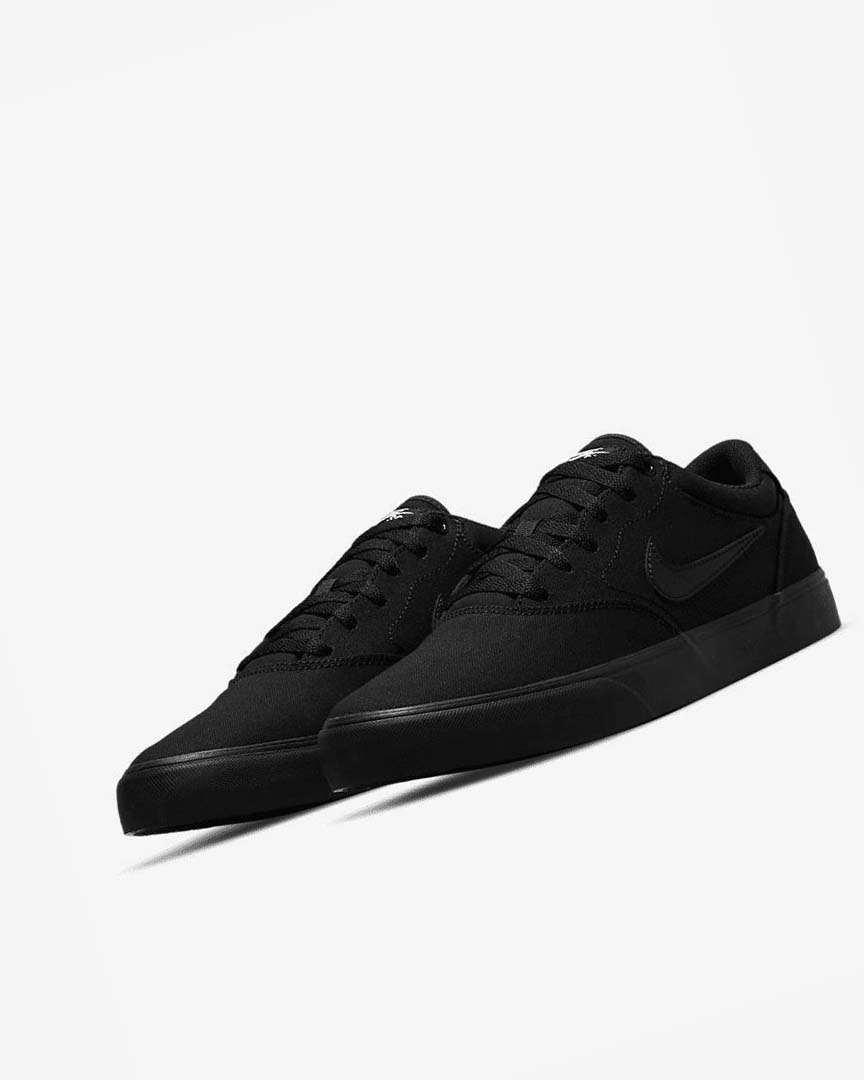 Zapatillas Skate Nike SB Chron 2 Lona Hombre Negras Negras Negras | AR2218