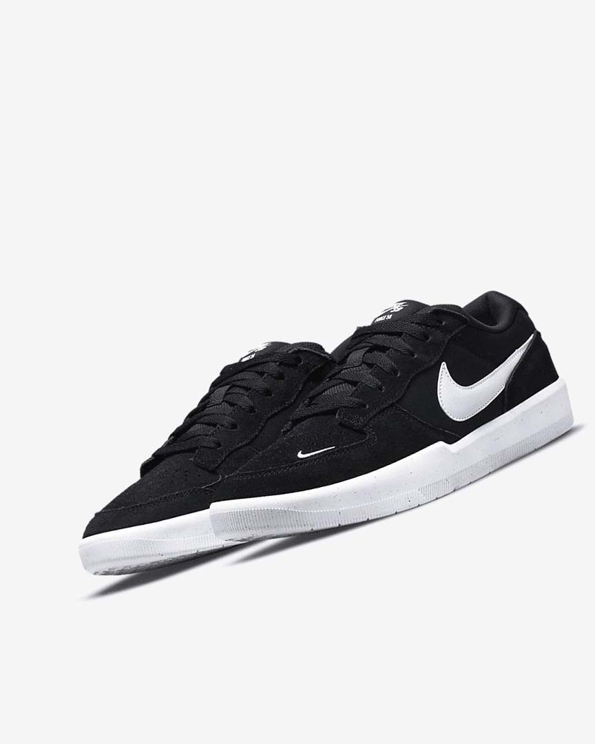 Zapatillas Skate Nike SB Force 58 Mujer Negras Negras Blancas | AR2559