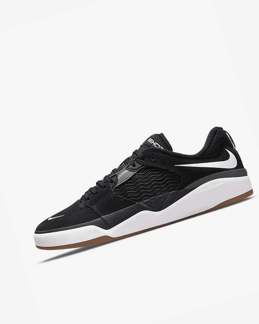 Zapatillas Skate Nike SB Ishod Wair Hombre Negras Gris Oscuro Negras Blancas | AR2370